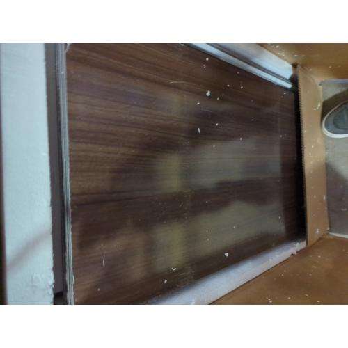 6 PCS Wire Rack Covers for Pantry Wood Grain, 33''W * 16''D (Ready to Use) Faux Wood Shelf Covers for Wire Shelving, Rustic Closet Shelves Covering Toppers - Bathroom, Kitchen, Garage (Dark)