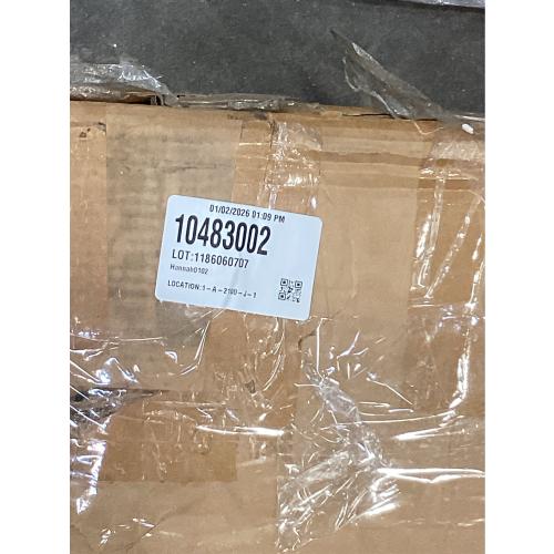 Bandon 41 in. Ginger Brown Large Rectangle Wood Coffee Table with Shelf