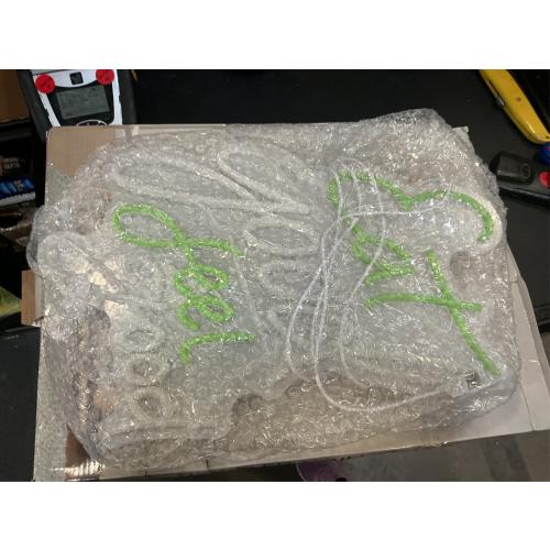 Eat Good Feel Good Neon Sign Green White Letter LED Neon Light Sign Food Neon Signs for Wall Decor Health LED Sign Dimmable Light Up Signs for Restaurant Kitchen Snack Shop Party Decor