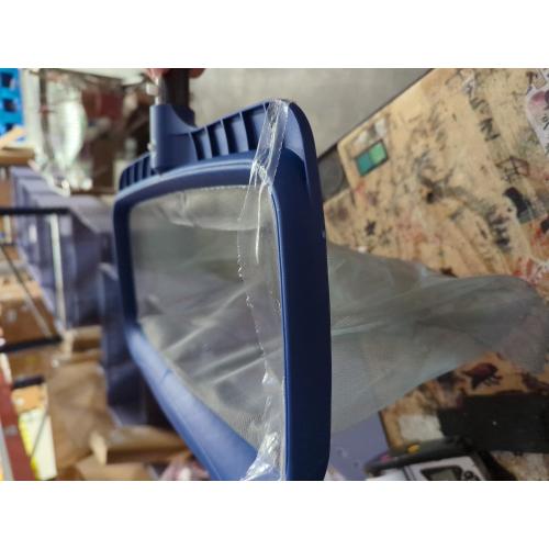 POOLAZA Pool Skimmer Net, Larger Capacity Pool Net Skimmer with Durable Deep Net, Sturdy Frame Pool Nets for Cleaning Effortlessly, High-Efficiency Pool Leaf Net with Easy Scoop Edges