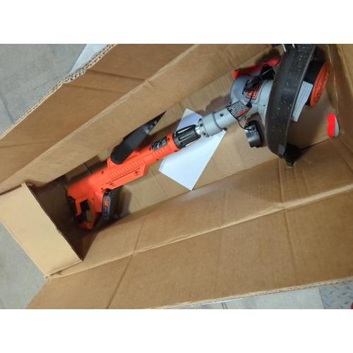 BLACK DECKER 20V MAX String Trimmer and Edger 2 in 1, Cordless Weed Wacker with Auto Spool Feed, Battery and Charger Included, 12 Inch Steel Blade, Reduced Vibration (LST300)