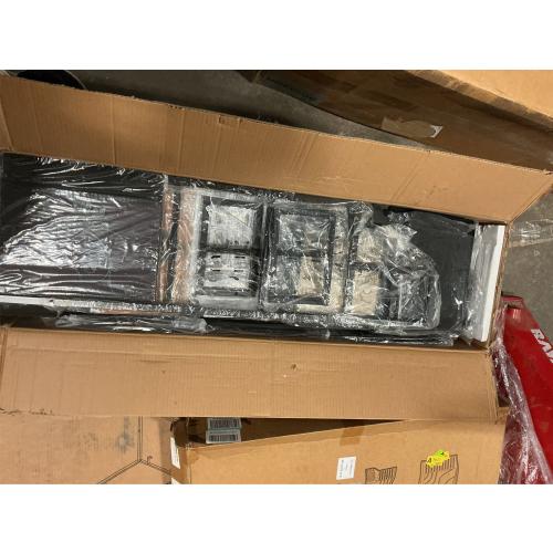 Dresser for Bedroom with 13 Drawers 2 Open Shelves, Fabric Storage Dresser, Chest of Drawers, Pattern Organizer for Closet, Bedside, Living Room, Entryway, Hallway