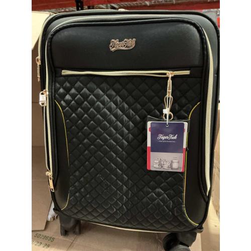 Underseat Carry On Luggage with Wheels, Airline Approved Personal Item Suitcase with Multiple Compartments, Lightweight Softside Under Seat Carry-on Suitcases for Women Travel Business, Black