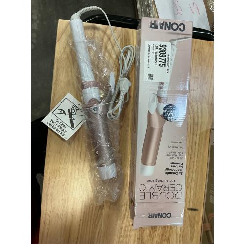 Conair Double Ceramic Curling Iron, 1.5-inch, Rose Gold, CD703GN