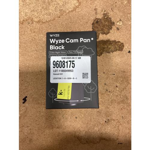 Pan V3 Wired Indoor/Outdoor 1080P HD Home Security Camera with Privacy Mode, Black