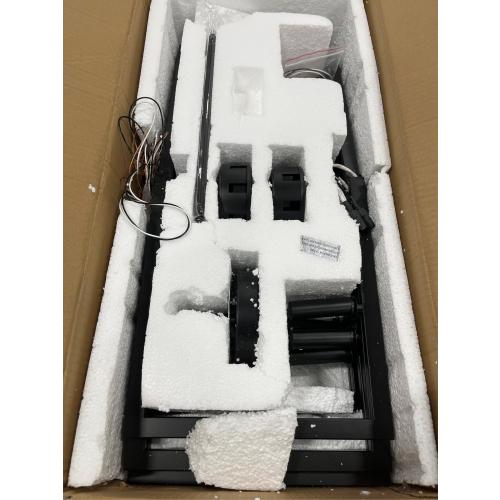 Black Chandelier for Dining Room, 8-Light Kitchen Chandelier Light Fixture Modern Metal Industrial Large Chandeliers for Farmhouse Entryway Living Room (E12 Bulbs Not Included)