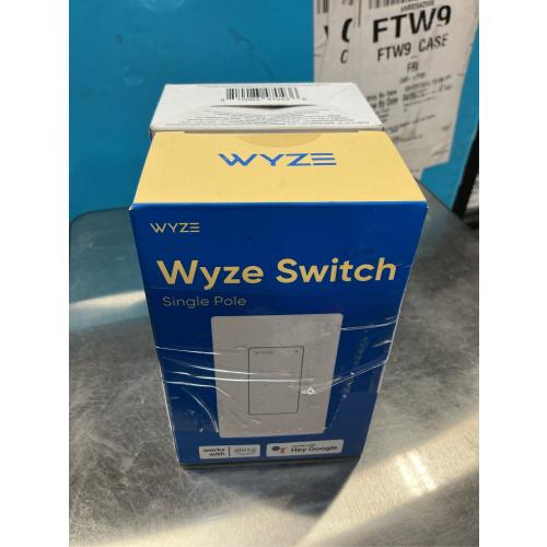 2 packs WYZE Smart 15 Amp Programmable Touch and Push Button Light Switch, White (2 -Packs)