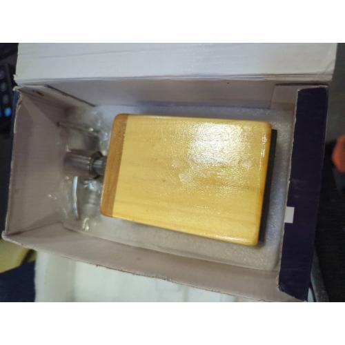 Soap Dispenser Lotion Dispenser - Made of Natural Stone - Luxury Bathroom Accessories Bath Set (Brownish)