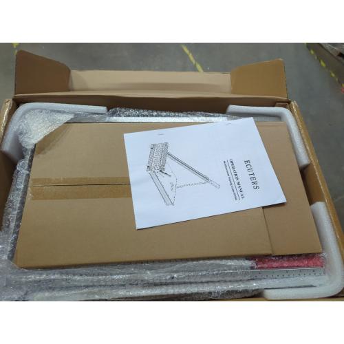 13“ Laminate Floor Cutter with Wheels, Heavy Duty Vinyl Floor Plank Cutter, Adjustable Angle Length Cutting 17mm Thick LVP SPC WPC Engineered Wood