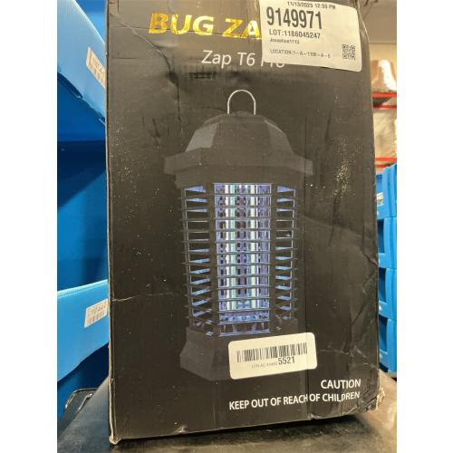 Endbug Bug Zapper with LED Light, Waterproof Bug Zapper Outdoor Indoor, Mosquito Zapper Outdoor Electric Fly Zapper, Mosquito Killer Fly Trap for Outside Patio Garden Backyard Home, Plug in, Black