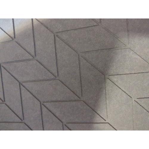 2 Pack Diatomaceous Earth Shower Mat, Stone Bath Mat, Nonslip Super Absorbent Fast-Drying Hard Bath Mat for Bathroom Shower Floor, 24 x 16 inch, Grey Arrow Design