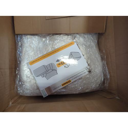 Giant Plush Bean Bag Chair for Adults with Armrests - Oversized Comfy Beige Beanbag Lounge Lazy Floor Sofa Accent Chair for Living Room, Bedroom & Dorm, Cozy Fluffy Single Cloud Mini Couch