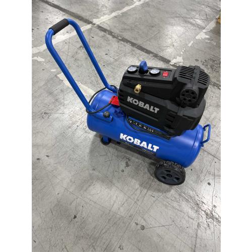 Kobalt 8-Gallon 150 MAX PSI - 4.0CFM @ 90PSI - 1.8  Air CompressorHP running