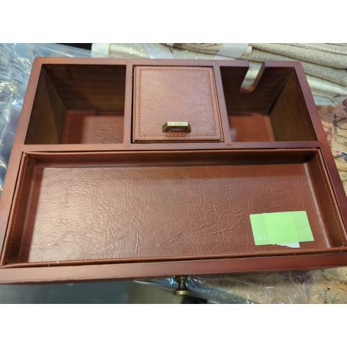 Homde Watch Box for Men Jewelry Organizer with Real Glass Watch Case for Ring, Bracelet, Watch, Necklace, Earrings, and Accessories