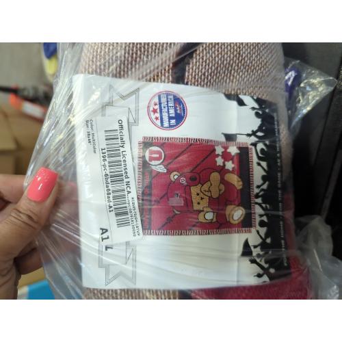 NORTHWEST NCAA Unisex NCAA 36-Inches-By-46-Inches Woven Jacquard Baby Throw Blanket