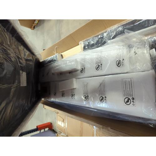 Belo Upholstered Queen Platform Bed White