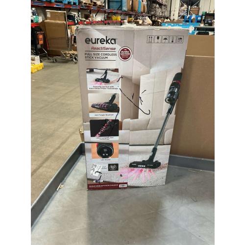 Eureka Cordless Vacuum - 20.3kPa Powerful Suction, Detachable Battery, Up to 50-Min, 5.5 lbs Lightweight, 5-Stage HEPA Filtration for allergies, Ideal for Pet Hair & Hardwood & Carpet, ReactiClean 410 ‼️has stains and dust‼️and may come with missing pieces ‼️