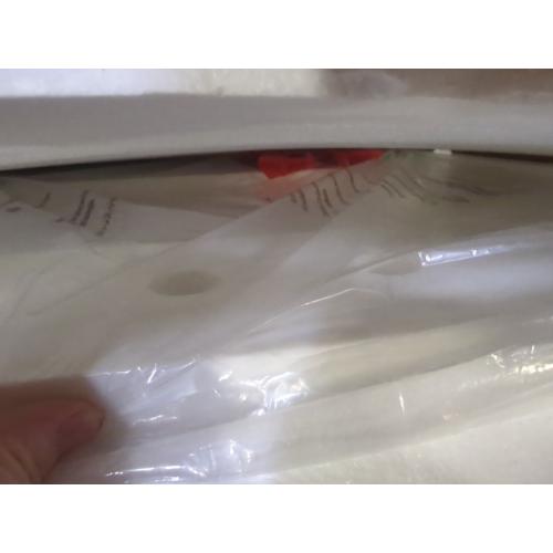 26 in. W x 23.5 in. D Single Basin Vanity Solid Surface Top in Arctic Fall with White Basin