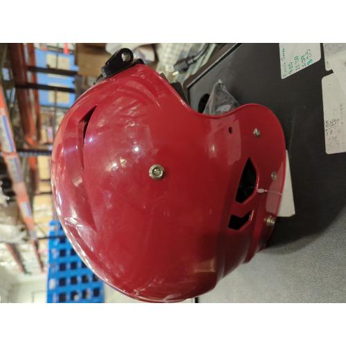 Red Youth L/XL Schutt F7 LX1 Youth Football Helmet, Black, Size L