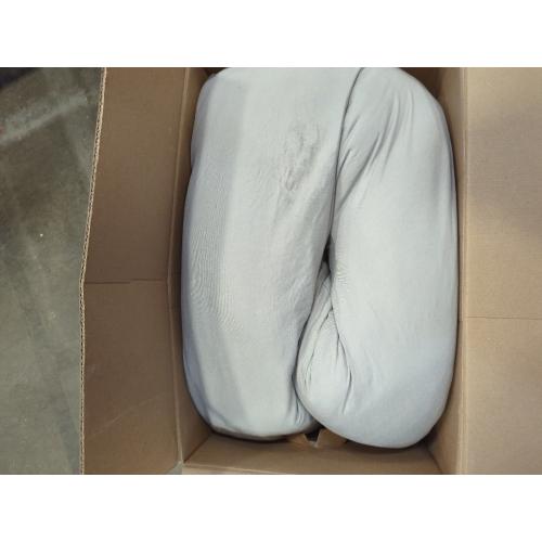 Momcozy Pregnancy Pillows with Cooling Cover, U-Shaped Full Body Maternity Pillow for Side Sleepers 57 Inch - Support for Back, Hip, Belly, Legs for Pregnant Women