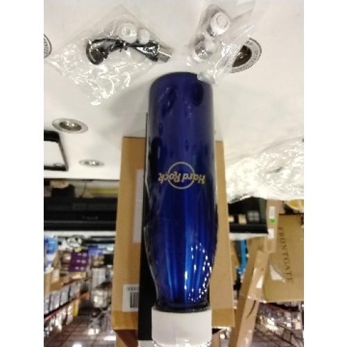 Hard rock water bottle with bluetoth earbuds