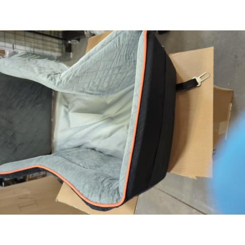 Small Dog Car Seat, Memory Foam Dog Booster Seats with Thick Cushion for Medium Dogs Under 35lbs, Detachable Washable Pet Car Seat Bed with Storage Pockets,2 Safety Belts