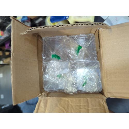 CLEAR CUPS Eupako 100 Pack 5 oz Square Clear Plastic Dessert Cups Small Clear Plastic Tumbler Cups Great for Desserts, Appetizers, Puddings, Mousse and More