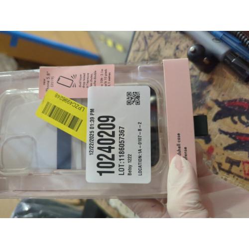 kate spade new york Defensive Hardshell Case (1-PC Comold) for iPhone 11 Pro, Park Stripe Gold Foil/Black/Cream/Cream Bumper/Clear