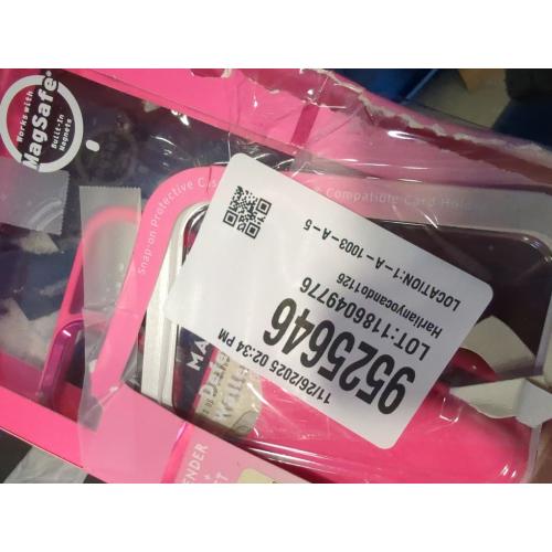 MVMT for iPhone 13 Pro Max Case with Card Holder, Cute Silicone Wallet Phone Case with Credit Card Slot, Soft Rubber Thin Slim Purse for Women Men with Shockproof Camera Cover Protection, Hot Pink