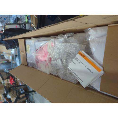 2 Pack Kids Teepee Tent with Mattress,Fitted Sheet,Light String,Washable Natural Cotton Toddler Play Tent for Girls Boys Indoor Outdoor Sleepover Slumber Birthday Party(White)