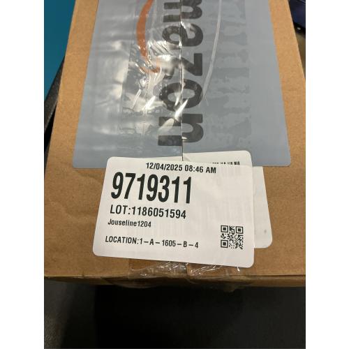 Acrylic Hand Towel & Napkin Holder with Black Feet - 9x5 Inches - Clear