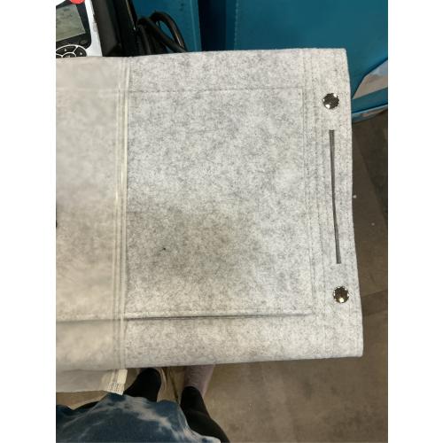 11 inch Soft Grey Felt Tote Organizer Insert for Purses, Backpacks, and Tall Totes
