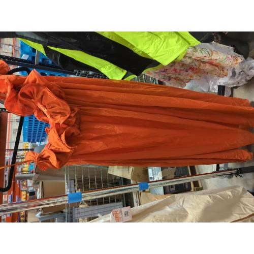 Size L...Floral Chiffon Long Bridesmaid Dresses for Women A Line Off Shoulder Formal Evening Gowns with Slit Ruffle Prom Dress