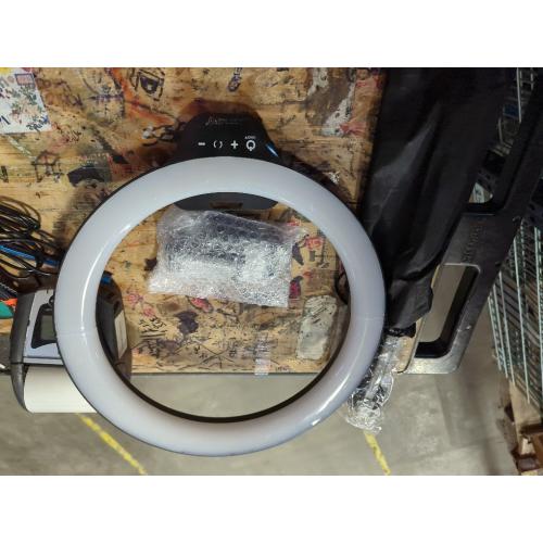 Aureday 14'' Selfie Ring Light with 62'' Tripod Stand and Phone Holder, Dimmable LED Phone Ringlight for Makeup/Video Recording/Photography, Circle Lighting for All Cell Phones&Lightweight Cameras