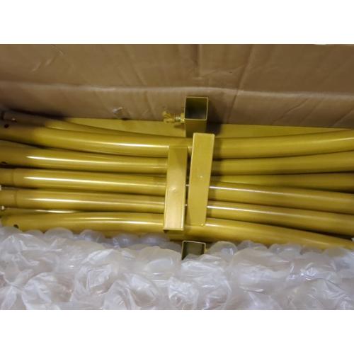 Round Golden Metal Balloon Arch Kit (6.7FT), Wedding Circle Backdrop Stand Frame for Birthday Party, Bridal Shower, Graduation, Photo Background Decoration.