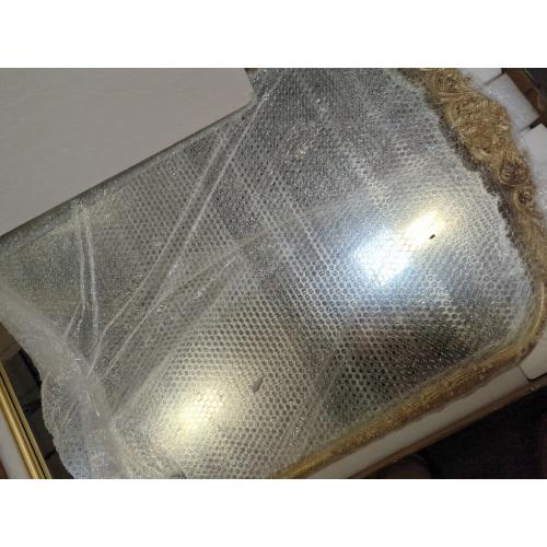 WAMIRRO Arched Gold Mirror,Gold Traditional Vintage Ornate Baroque Mirror,Antique Brass Mirrors,Wall Mounted Mirrors for Entryway/Fireplace/Living Room/Hallway/Bathroom.24“X36”Gold