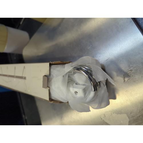 White MORALVE Pants Hangers Space Saving - European Beechwood Scarf and Jean Hangers - Closet Organizer and Space Saver Pant Rack, Leggings Hanger, and Scarf Holder with 360° Swivel Hook (1 Pack)