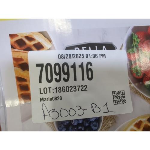 Bella - Nonstick Rotating Belgian Waffle Maker - Stainless Steel