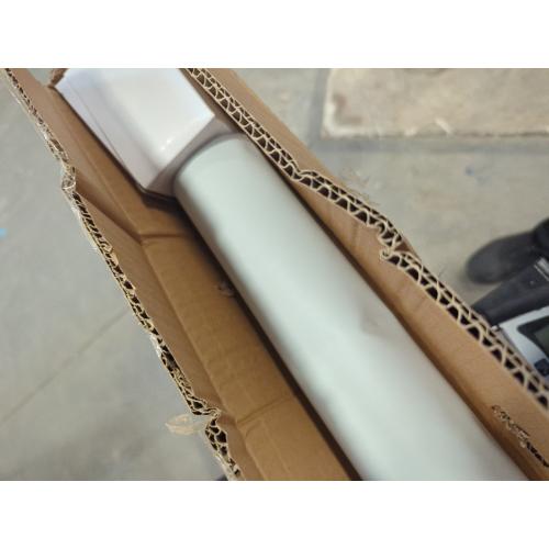 No Drill No Tools 100% Blackout Roller Shade | UV Protection | Easy-Care Fabric | Roller Blind for Windows & Doors | Pull Down Window Shade - Grey (44.5 W x 75 H)