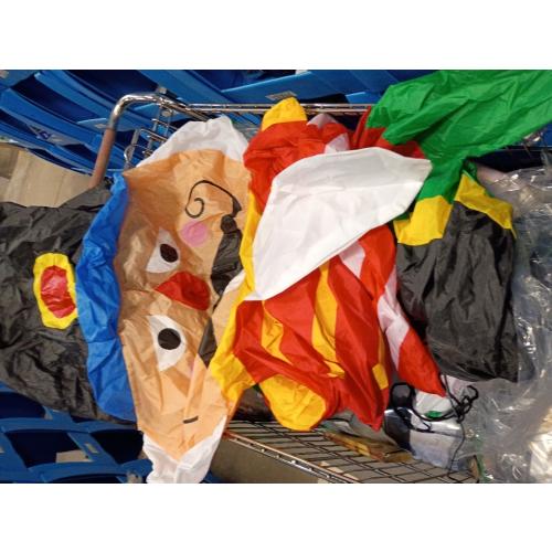 8FT Tall Christmas Inflatable Nutcracker Soldier, Christmas Inflatables Soldier Guard Blow up with Build-in LED Lights, Fan and Anchor Ropes, Outdoor, Party, Yard, Garden, Lawn Xmas Decoration