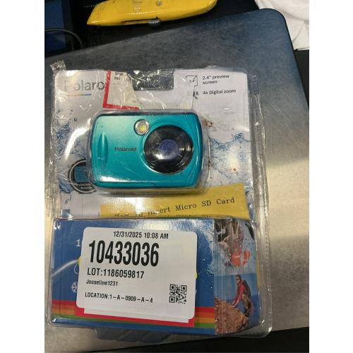 Polaroid 16MP Waterproof Digital Camera - Teal (IS048-Teal)