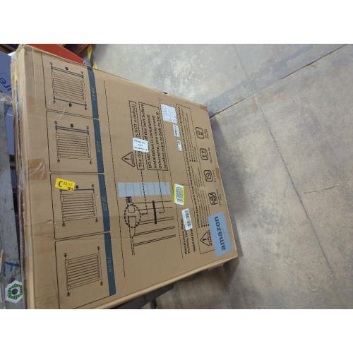 Cumbor 2 Pack 29.7-40.6(Extensions Included) Baby Gate for Stairs, Mom's Choice Awards Winner-Auto Close Dog Gate for doorways, Pressure Mounted Pet Gate Indoor, Wide Safety Child Gate for Dog,White