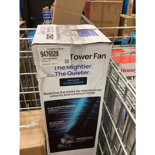 Dreo Nomad 36 Quiet Bladeless Oscillating Tower Fan Black/Silver