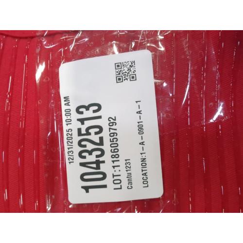 2pk All-Clad Premium Pot Holder & Heating Pad,  Heat Resistant to 500 Degrees, 100% Cotton 10x6.25 for Kitchen and Barbeque, Chili Red