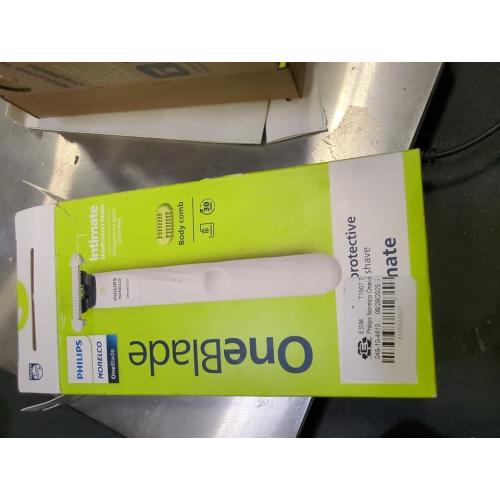 Philips Norelco OneBlade Intimate, Designed For Pubic Grooming, Trim & Shave With Extra Skin Protection, Model QP1924/70