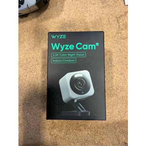 Wyze Cam V4 Plug-in Indoor and Outdoor Smart-Enabled Security Camera