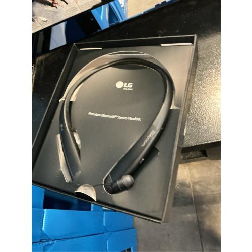 LG - TONE PLATINUM  Bluetooth Headset - Black