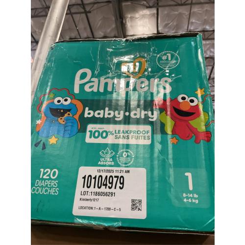 Pampers Baby Dry Diapers - (Select Size and Count)