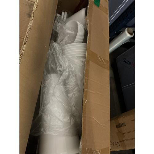 Flower Stand, 3-Tier Flower Display Stand with Buckets for Indoor Outdoor, Flower Cart Display Stand with Wheels for Courtyard, Balcony, Flower Shop, Wedding, Party, Exhibition, White