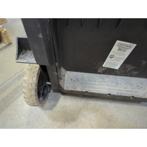 CRAFTSMAN TRADESTACK Tool Box with Wheels, Waterproof, Stackable System, Portable Rolling Storage for Indoor/Outdoor Use, 22.5 Inch (CMST21445)